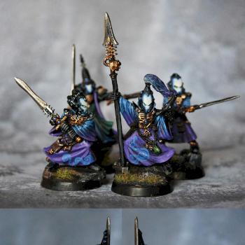 Eldar Farseer and Warlock Bodyguard by Purc