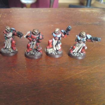 WIP: Blood Angels Veterans by IronKobra