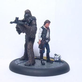 Han Solo & Chewbacca on the Death Star by wskr14