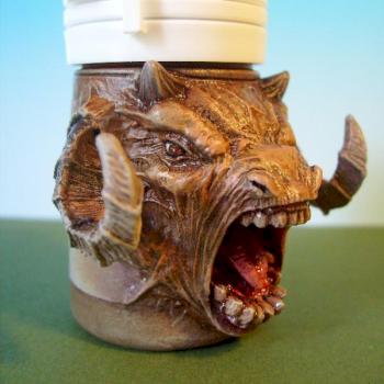 Minotaur Brown - Monster Pot by MAOW Miniatures (France) by smilie23