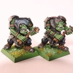 Two Orcs from Regiment of Renown by raf