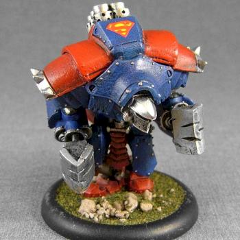 JLA Superman Warjack by ModelPainter