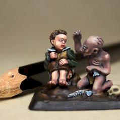 Frodo and Gollum by CT11