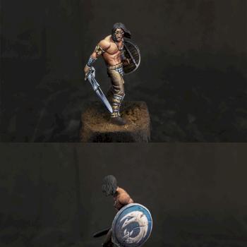 Aran the barbarian by PintorDeMiniaturas