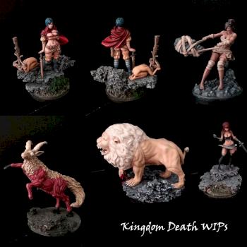 Kingdom Death: Monster WIPs by Laffinstock