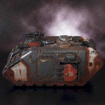 Grey Knights Inquisition Landraider Crussader by highelf