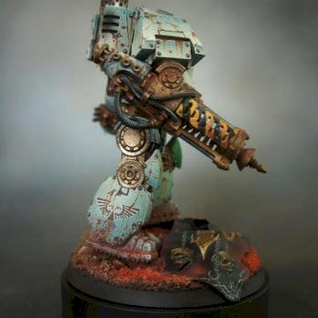 Death Guard Contemptor Dreadnought by Demonrich