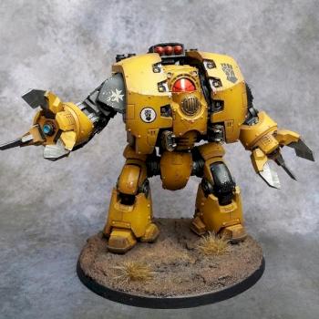 imperial fist Space Marine Leviathan Dreadnought by moggy5115