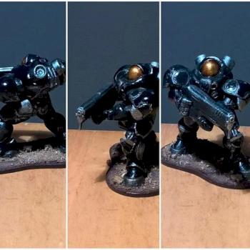 Starcraft Marine - Jim Raynor (wip) by funkimonkee