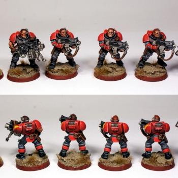 Space Marine Scouts by UnlimitedColours