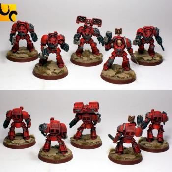 Space Marine Terminator Squad by UnlimitedColours