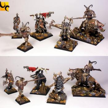 Beastmen Characters by UnlimitedColours