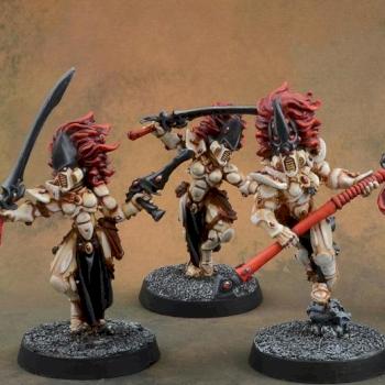 Howling Bansheess squad, Eldar by BigBeefyProductions