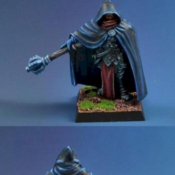 Hanseth Dimguard, Cleric - Reaper miniature by BigBeefyProductions