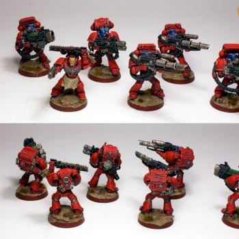 Space Marine Devastator Squad by UnlimitedColours