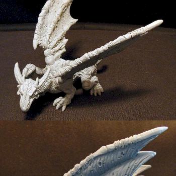 Zombie Dragon Sculpt by DarkArt