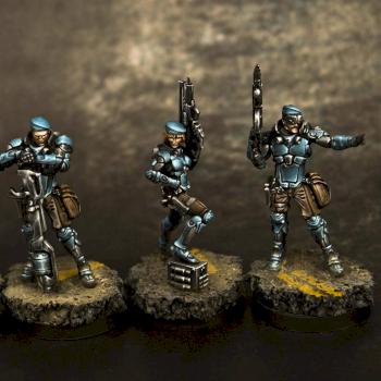 Panoceania Fusiliers by PintorDeMiniaturas