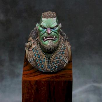 Orc Bust Ragnok - FER Miniatures by megazord_man