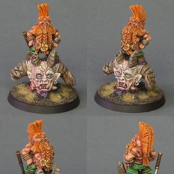 Gamesday 2006 Dwarf Daemon Slayer by GriffinPainting