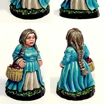 Dwarf world woman with basket by cdukino