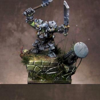 Ork Boss Burgut by Mauganra