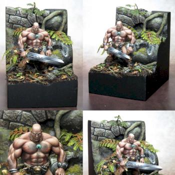 Wolf the barbarian - Salute 2011 entry by Avicenna