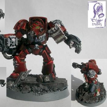 Blood Angels Terminator flamer by brother_Klont