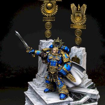 Roboute Guilliman Primarch of the Ultramarines by Flameon