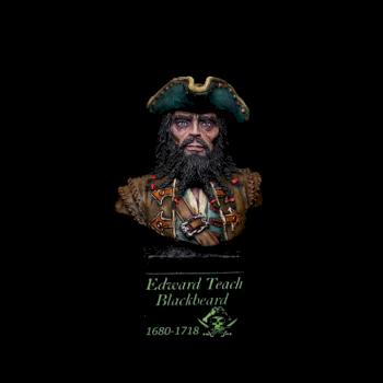 Edward Teach Blackbeard (1680-1719) - BUST 1/10 -  (2015) by bapfometh