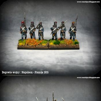 French Light Infantry 1815 (1/72 scale) by Maciejus_exe