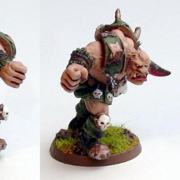 Morg'n'Thorg, Blood Bowl Oger Starplayer by mouszeman