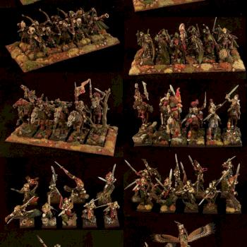 Autumn Wood Elves army (elves) by Perfectus Art Studio