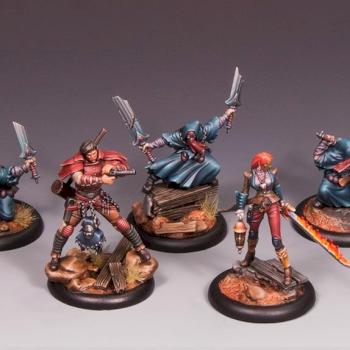 Malifaux: The Torch and the Blade (Sonnia Criid, Witchling Stalker, Samael Hopkins, Purifying Flame) by Malekyth