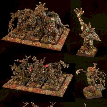 Autumn Wood Elves army (trees) by Perfectus Art Studio