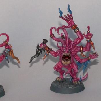 Silver Tower Pink Horrors by Chocolate Thief