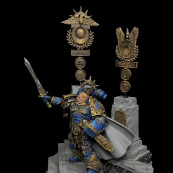 Roboute Guilliman, Primarch of the Ultramarines by codenamezero