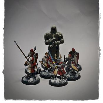 Frostgrave - Knight with the retinue by Imarthil