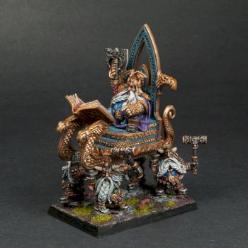 Thorgrim Grudgebearer on Throne by Schnooble