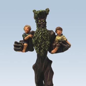 Treebeard with Merry and Pippin by docwex