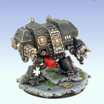 Black Templar Dreadnought by leprechaun studio