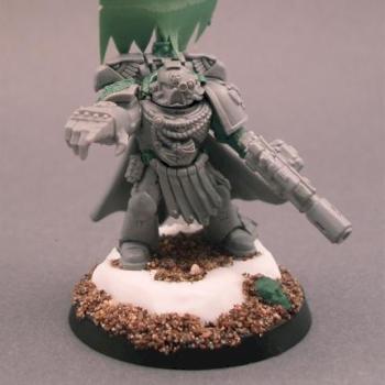 dark angel space marine captain conversion by the Infadel