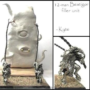 WIP 12-man Bestigor unit filler by Kyte