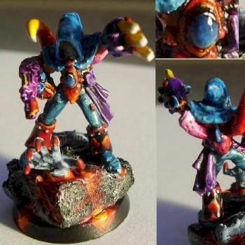 Eldar Harlequin dark Farseer by 456mathieu