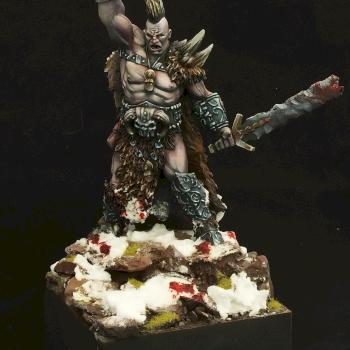 Ouroboros Miniatures Barbarian King by Jolly Roger Studio