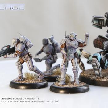 Astroborne Infantry Squad with “Mule” FWP by VergeofWar