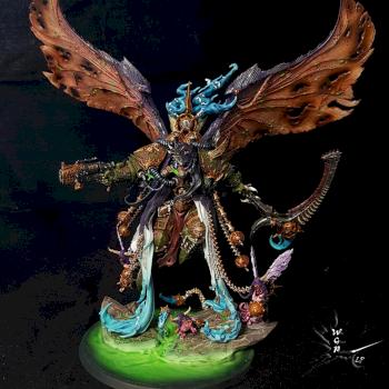 Mortarion Daemon Primarch of Nurgle by CroWarGamePainting