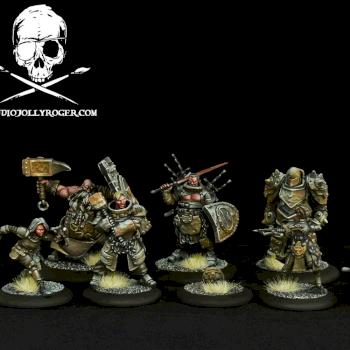 Guild Ball Blacksmith's Team by Jolly Roger Studio