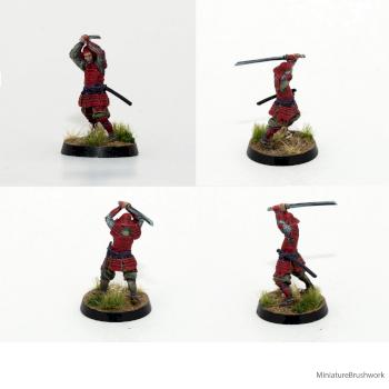 Katana Samurai 2- Ii clan warrior by MiniatureBrushwork