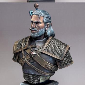 Geralt the Witcher Bust by ColonialRaptor