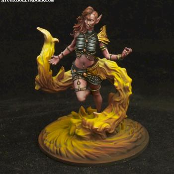 Judgment the Game Istariel - Elf Mistress of the Flame by Jolly Roger Studio